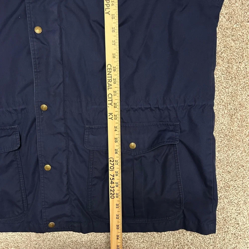 Vintage‎ Eddie Bauer Wool Plaid Lined Mountain Parka Men Size XL Blue Gorpcore